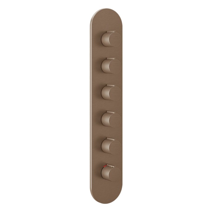 Gessi 43070 parte esterna miscelatore termostatico linea GOCCIA Gessi 43070 parte esterna miscelatore termostatico linea GOCCIA