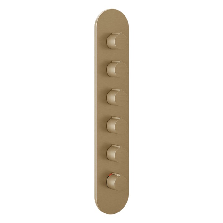 Gessi 43070 parte esterna miscelatore termostatico linea GOCCIA Gessi 43070 parte esterna miscelatore termostatico linea GOCCIA