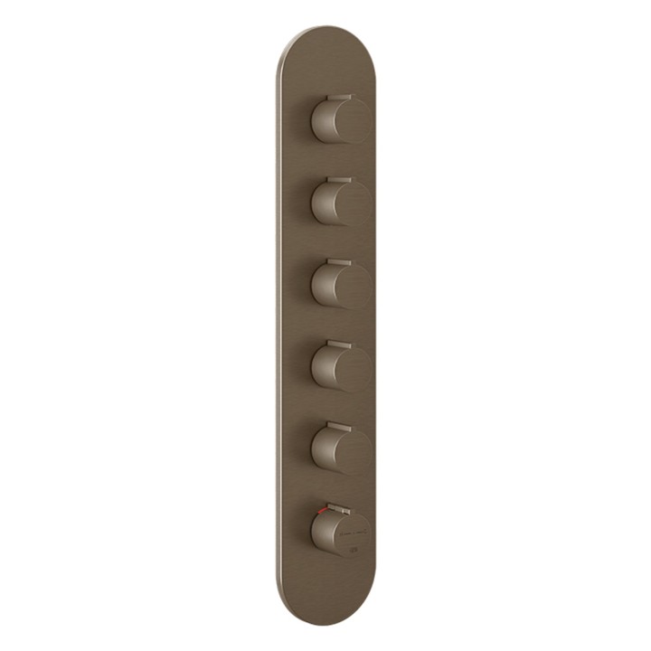 Gessi 43070 parte esterna miscelatore termostatico linea GOCCIA Gessi 43070 parte esterna miscelatore termostatico linea GOCCIA