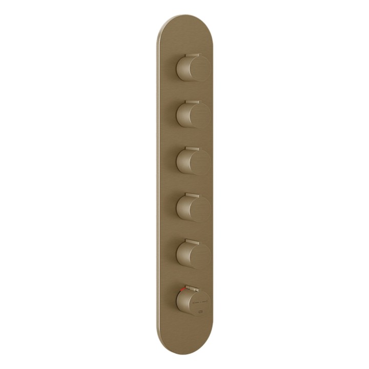 Gessi 43070 parte esterna miscelatore termostatico linea GOCCIA Gessi 43070 parte esterna miscelatore termostatico linea GOCCIA