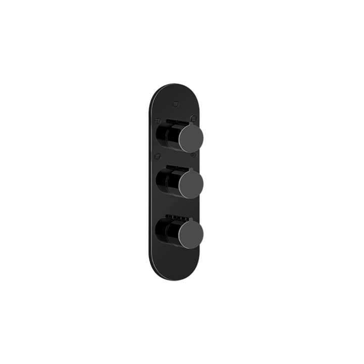 Gessi 43072 parte esterna miscelatore termostatico alta portata linea GOCCIA Gessi 43072 parte esterna miscelatore termostatico alta portata linea GOCCIA