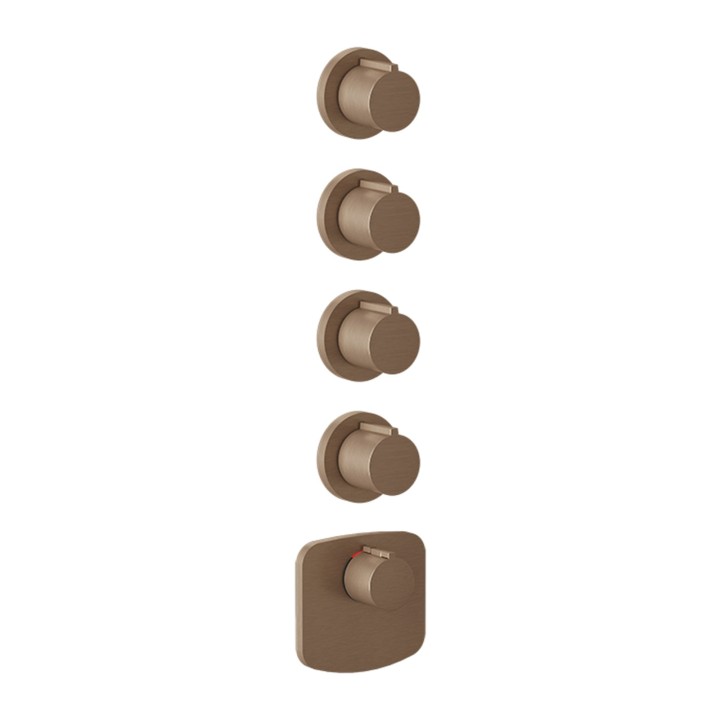 Gessi 43238 parte esterna miscelatore termostatico linea GOCCIA Gessi 43238 parte esterna miscelatore termostatico linea GOCCIA