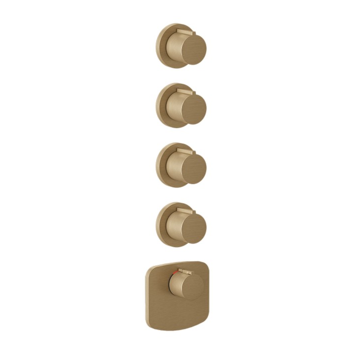 Gessi 43238 parte esterna miscelatore termostatico linea GOCCIA Gessi 43238 parte esterna miscelatore termostatico linea GOCCIA
