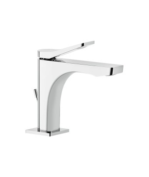 Gessi 59001 miscelatore lavabo con scarico con flessibili di collegamento linea RILIEVO