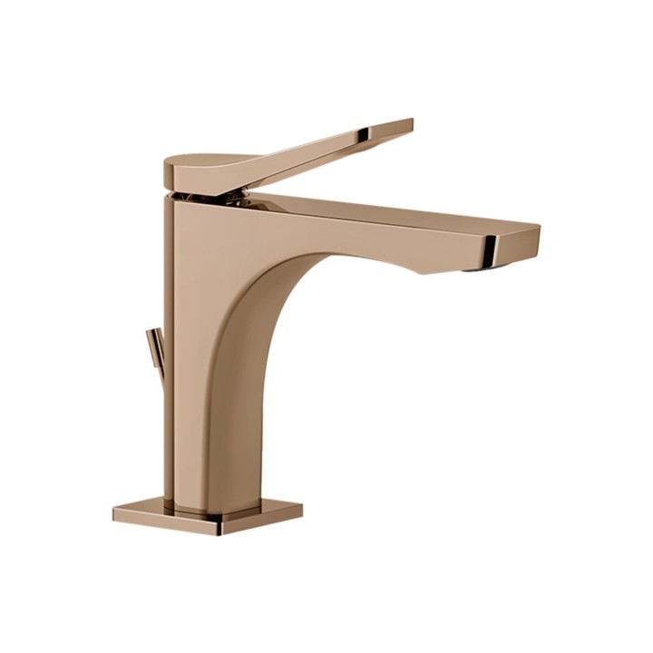 Gessi 59001 miscelatore lavabo con scarico con flessibili di collegamento linea RILIEVO