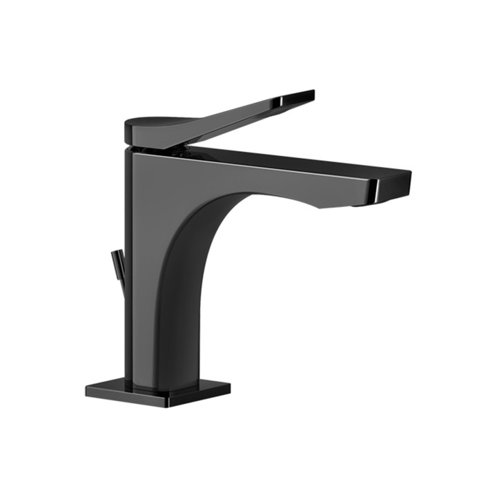 Gessi 59001 miscelatore lavabo con scarico con flessibili di collegamento linea RILIEVO