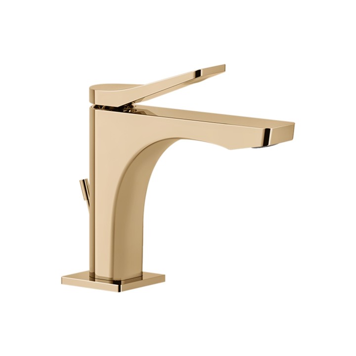 Gessi 59001 miscelatore lavabo con scarico con flessibili di collegamento linea RILIEVO
