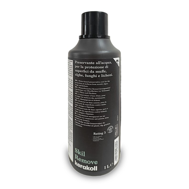 Kerakoll SKIL REMOVE preservante all'acqua protezione superfici da muffe alghe funghi licheni 1 LT Kerakoll SKIL REMOVE preservante all'acqua protezione superfici da muffe alghe funghi licheni 1 LT
