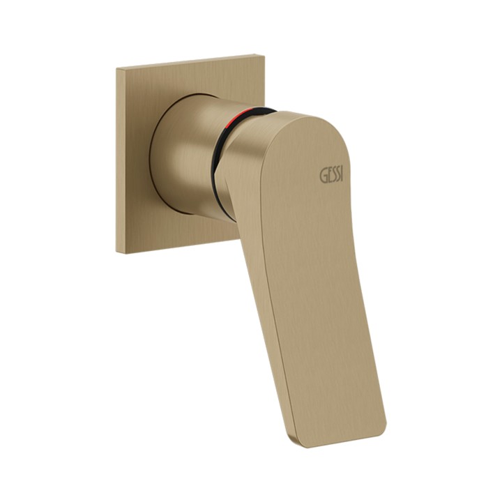 Gessi 59019 parte esterna miscelatore doccia a parete linea RILIEVO