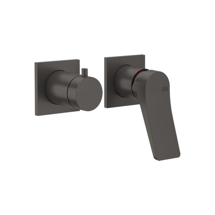Gessi 59038 parte esterna miscelatore doccia a parete linea RILIEVO Gessi 59038 parte esterna miscelatore doccia a parete linea RILIEVO