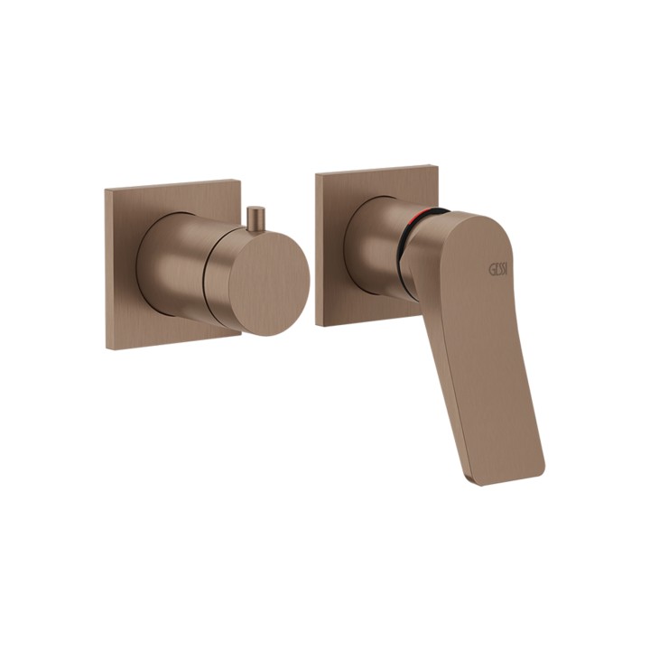 Gessi 59038 parte esterna miscelatore doccia a parete linea RILIEVO Gessi 59038 parte esterna miscelatore doccia a parete linea RILIEVO