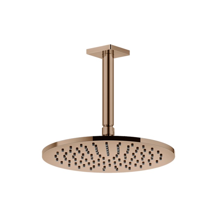 Gessi 59150 soffione anticalcare a soffitto braccio altezza personalizzabile linea RILIEVO