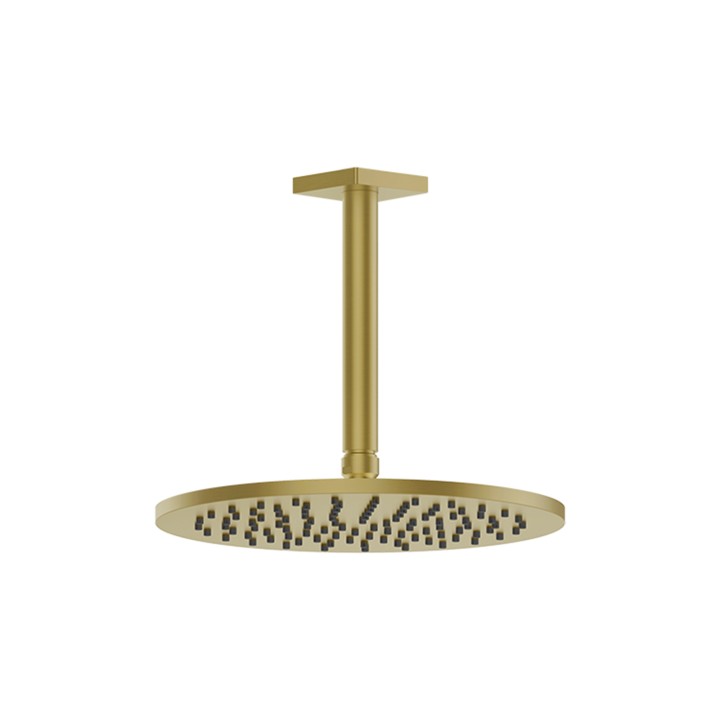 Gessi 59150 soffione anticalcare a soffitto braccio altezza personalizzabile linea RILIEVO