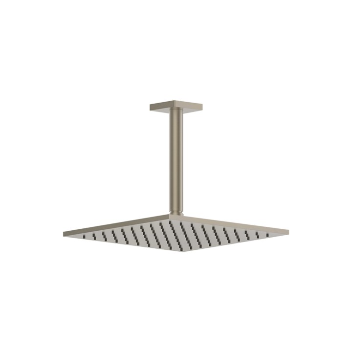Gessi 59159 soffione anticalcare a soffitto braccio altezza personalizzabile linea RILIEVO