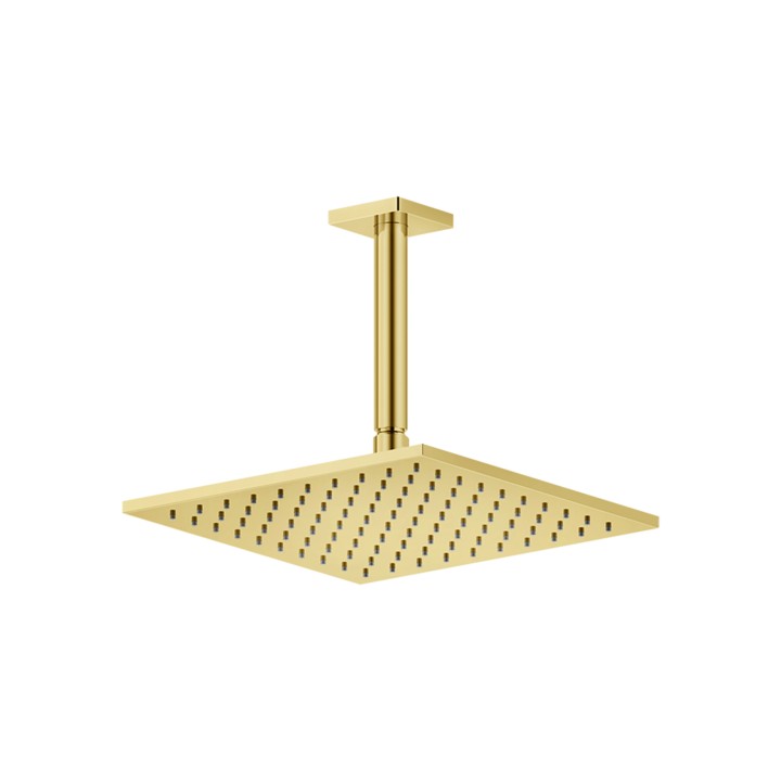 Gessi 59159 soffione anticalcare a soffitto braccio altezza personalizzabile linea RILIEVO