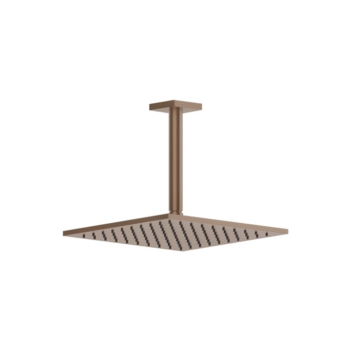 Gessi 59159 soffione anticalcare a soffitto braccio altezza personalizzabile linea RILIEVO