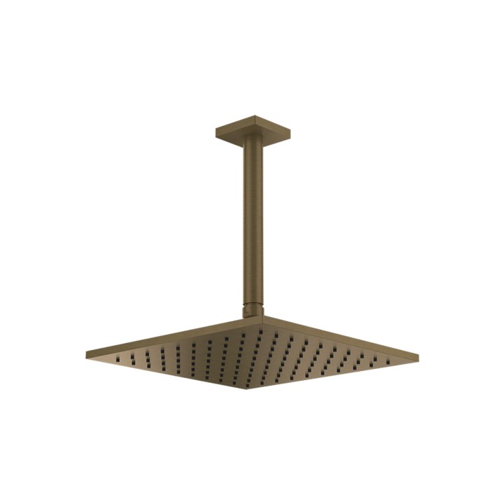 Gessi 59159 soffione anticalcare a soffitto braccio altezza personalizzabile linea RILIEVO