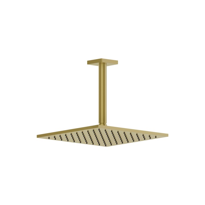 Gessi 59159 soffione anticalcare a soffitto braccio altezza personalizzabile linea RILIEVO