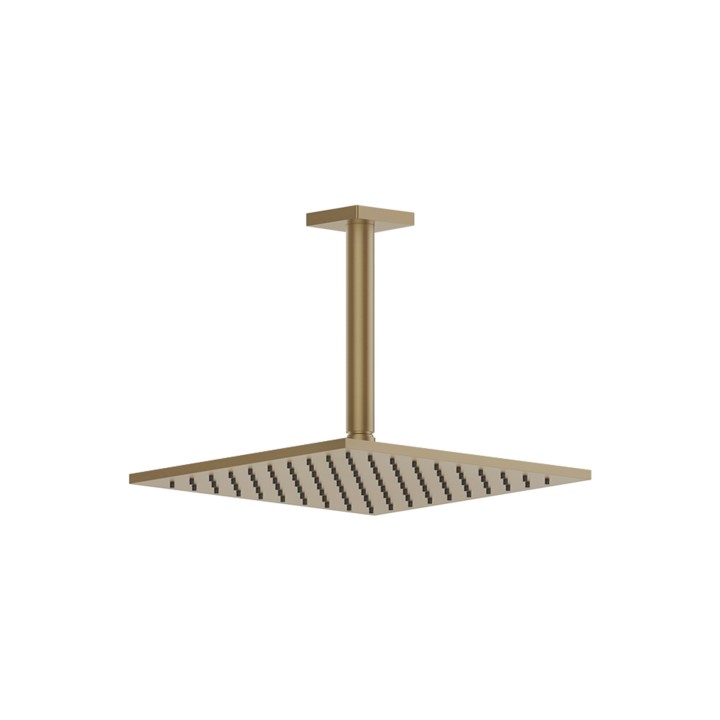 Gessi 59159 soffione anticalcare a soffitto braccio altezza personalizzabile linea RILIEVO