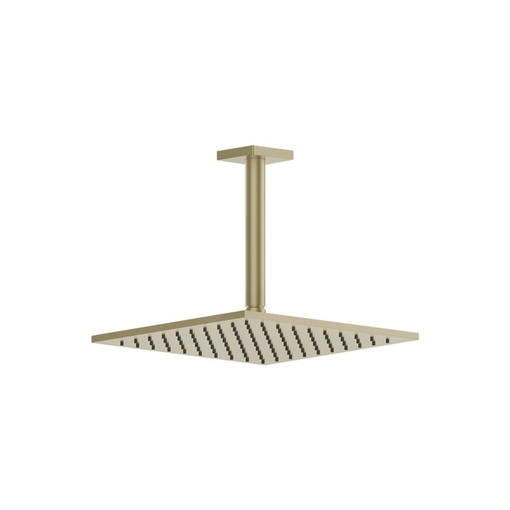 Gessi 59159 soffione anticalcare a soffitto braccio altezza personalizzabile linea RILIEVO