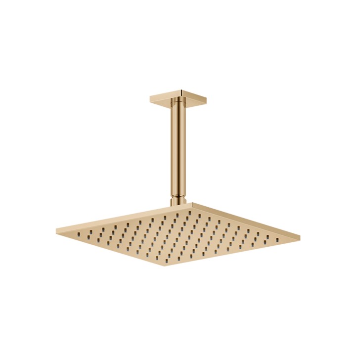 Gessi 59159 soffione anticalcare a soffitto braccio altezza personalizzabile linea RILIEVO