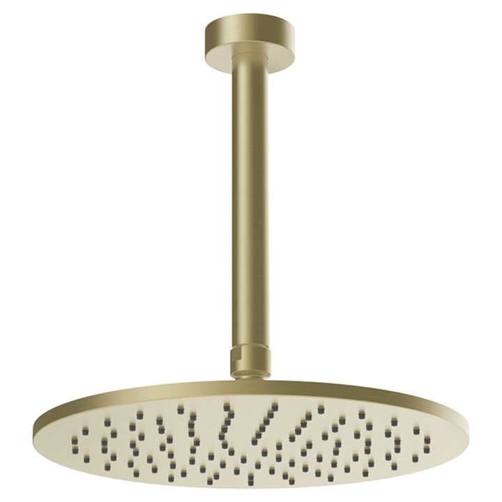 Gessi 63350 soffione a soffitto braccio altezza personalizzabile linea VENTAGLIO