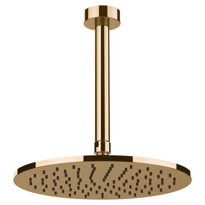 Gessi 63350 soffione a soffitto braccio altezza personalizzabile linea VENTAGLIO