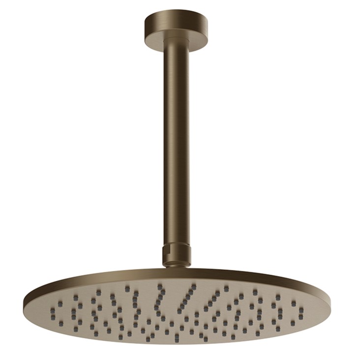 Gessi 63350 soffione a soffitto braccio altezza personalizzabile linea VENTAGLIO