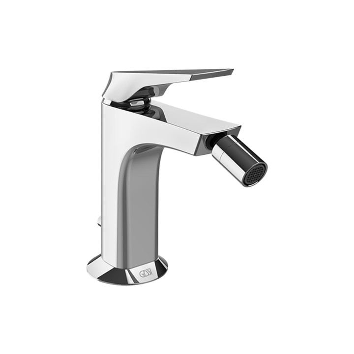 Gessi 72007 miscelatore bidet con scarico e flessibili di collegamento linea VENTAGLIO