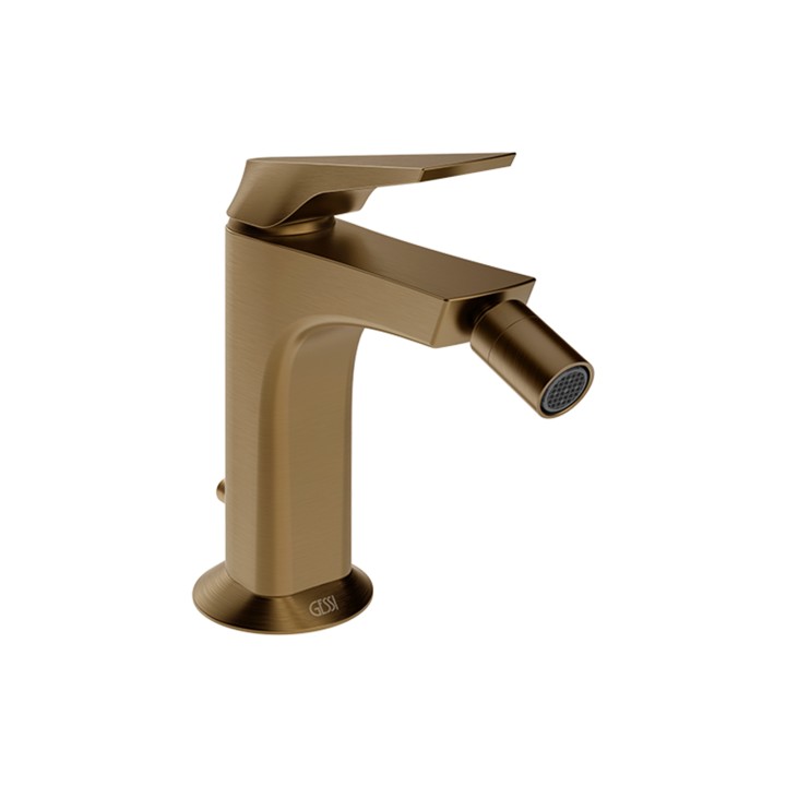 Gessi 72007 miscelatore bidet con scarico e flessibili di collegamento linea VENTAGLIO