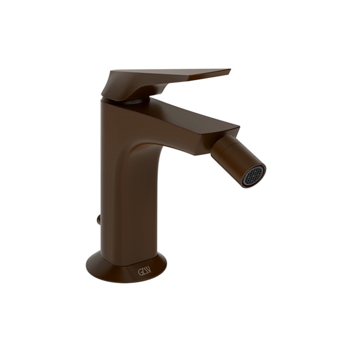 Gessi 72007 miscelatore bidet con scarico e flessibili di collegamento linea VENTAGLIO