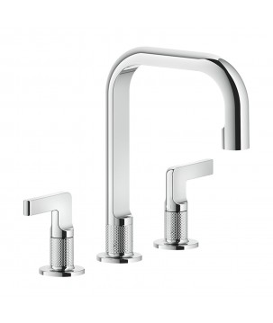 Gessi 58013 gruppo lavabo 3 fori medio con scarico linea INCISO-