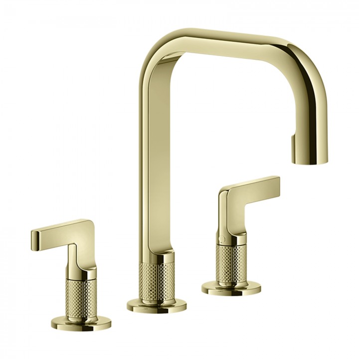 Gessi 58013 gruppo lavabo 3 fori medio con scarico linea INCISO-