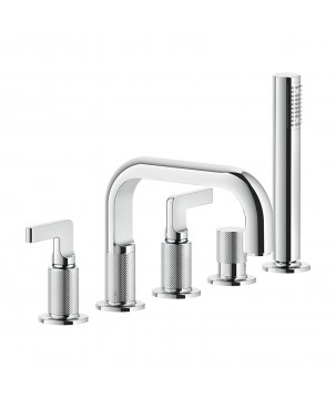 Gessi 58040 gruppo bordo vasca 5 fori linea INCISO-