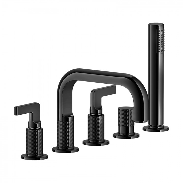 Gessi 58040 gruppo bordo vasca 5 fori linea INCISO-