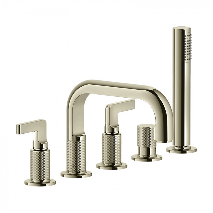 Gessi 58040 gruppo bordo vasca 5 fori linea INCISO-
