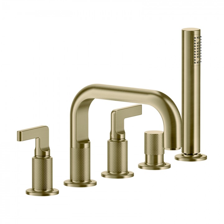 Gessi 58040 gruppo bordo vasca 5 fori linea INCISO-