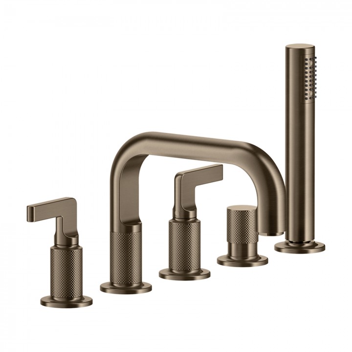 Gessi 58040 gruppo bordo vasca 5 fori linea INCISO-