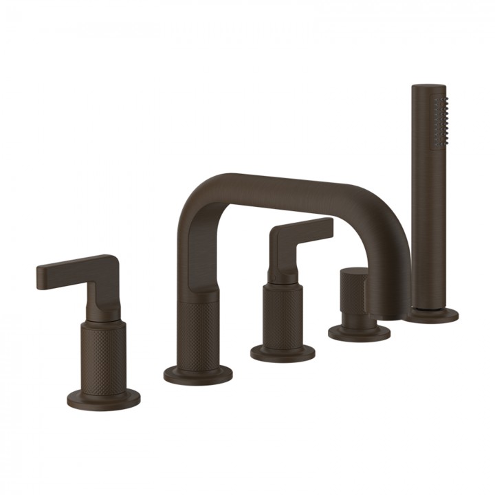 Gessi 58040 gruppo bordo vasca 5 fori linea INCISO-