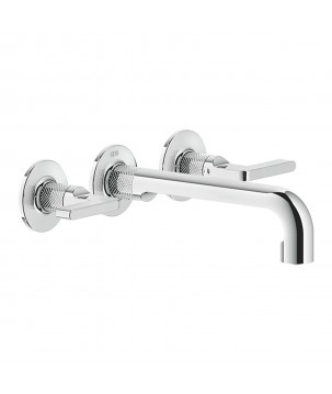 Gessi 58090 parte esterna gruppo lavabo a parete 3 fori linea INCISO-