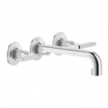 Gessi 58090 parte esterna gruppo lavabo a parete 3 fori linea INCISO-