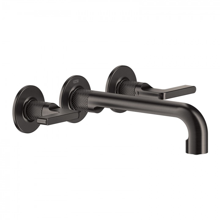 Gessi 58090 parte esterna gruppo lavabo a parete 3 fori linea INCISO-