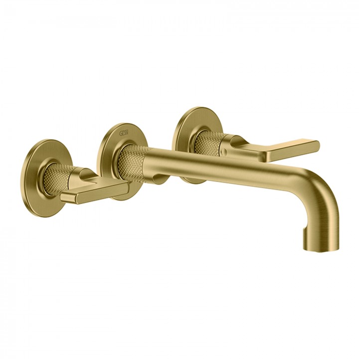 Gessi 58090 parte esterna gruppo lavabo a parete 3 fori linea INCISO-