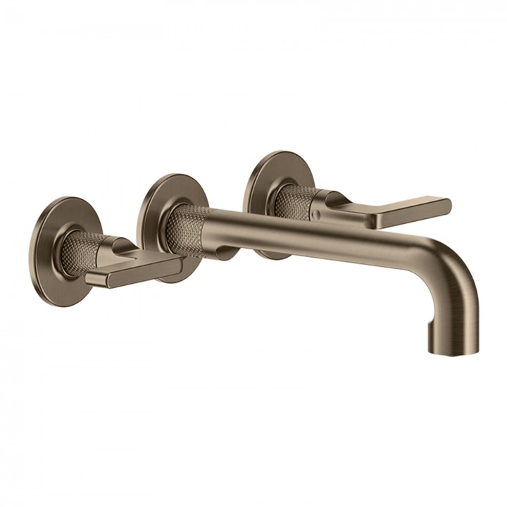 Gessi 58090 parte esterna gruppo lavabo a parete 3 fori linea INCISO-