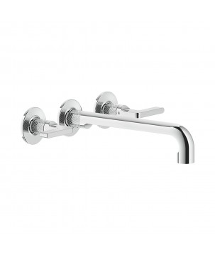Gessi 58092 parte esterna gruppo lavabo a parete 3 fori linea INCISO-