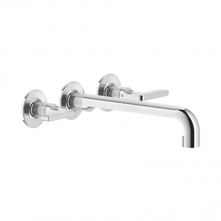 Gessi 58092 parte esterna gruppo lavabo a parete 3 fori linea INCISO-
