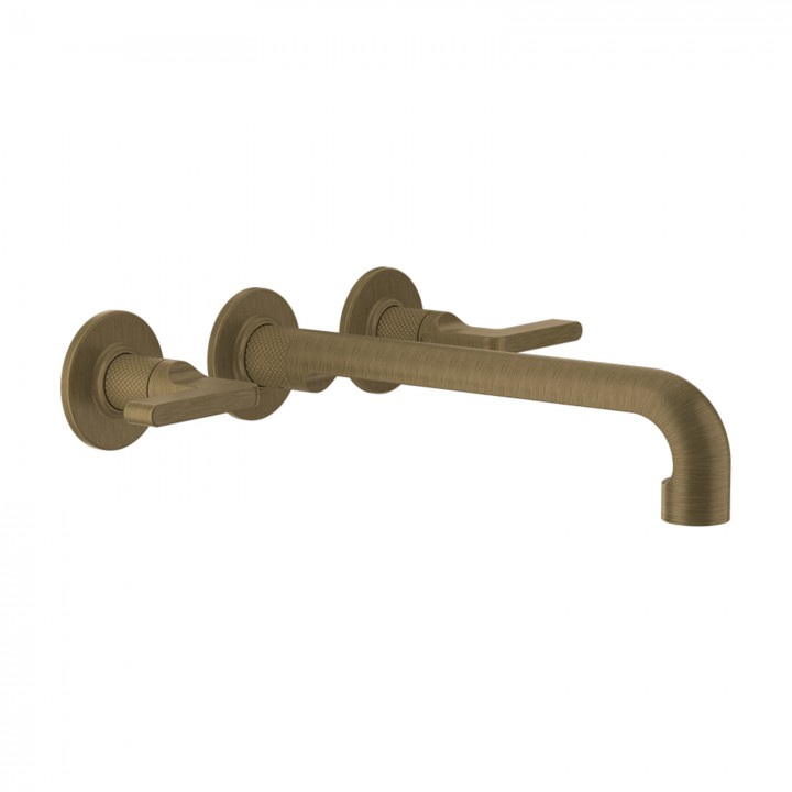 Gessi 58092 parte esterna gruppo lavabo a parete 3 fori linea INCISO-
