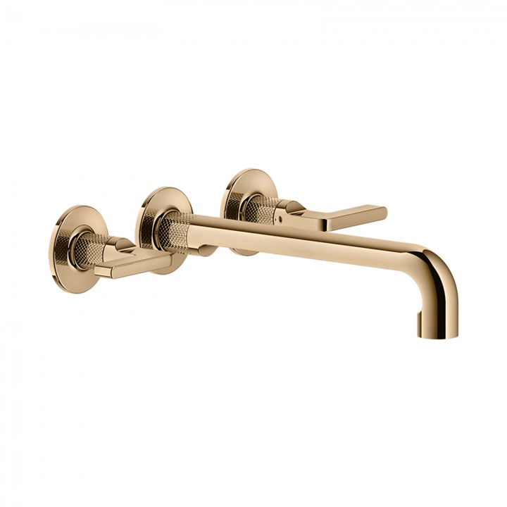 Gessi 58092 parte esterna gruppo lavabo a parete 3 fori linea INCISO-