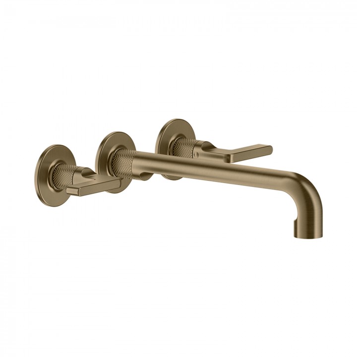 Gessi 58092 parte esterna gruppo lavabo a parete 3 fori linea INCISO-