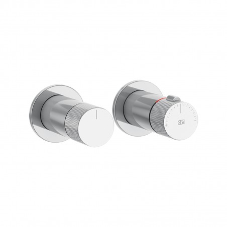 Gessi 58131 parte esterna miscelatore termostatico a parete 1 via linea INCISO-